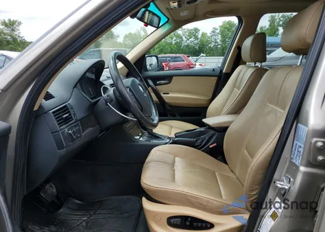 2007 BMW X3 3.0Si z USA, uszkodzony, nr VIN WBXPC934X7WF16999